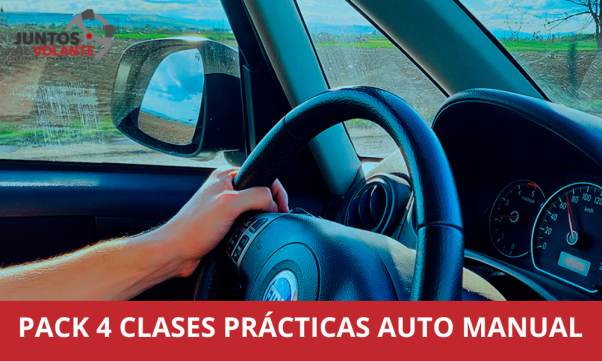 PACK 4 CLASES PRÁCTICAS AUTO MANUAL